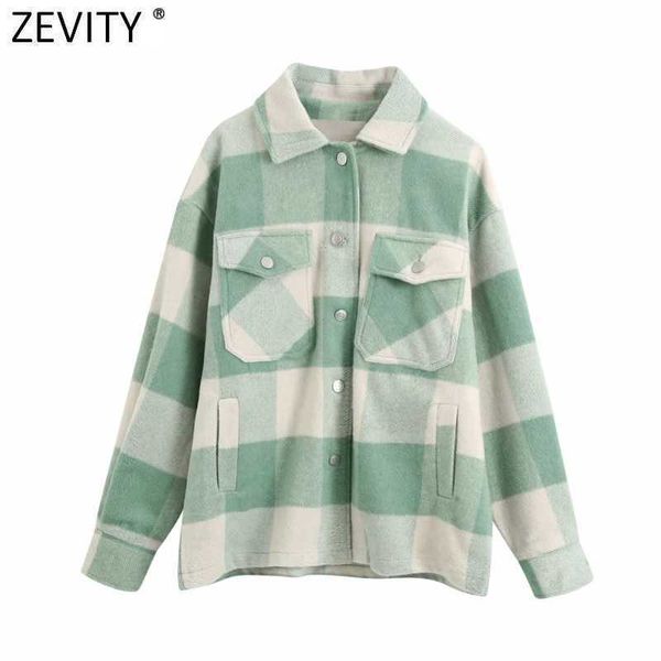 zevity women vintage stylish pockets patch oversized plaid jacket lapel collar long sleeve loose outerwear coats chic ct611 210603, Black;brown
zevity women vintage stylish pockets patch oversized plaid jacket lapel collar long sleeve loose outerwear coats chic ct611 210603, Black;brown