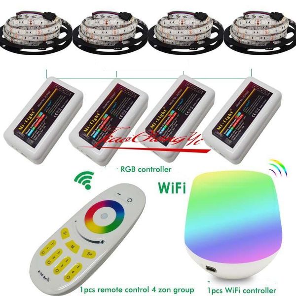 20m strip led rgb light dc12v + 4pcs 4zone controller remote control wifi strips
20m strip led rgb light dc12v + 4pcs 4zone controller remote control wifi strips