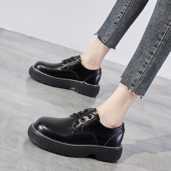 boots black genuine leather women platform shoes thinken heel chunky sneakers punk height increasing botas de mujer
boots black genuine leather women platform shoes thinken heel chunky sneakers punk height increasing botas de mujer