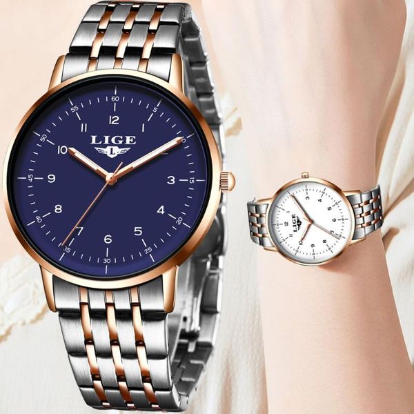wristwatches lige rose gold watches for women quartz wrist watch fashion ladies bracelet waterproof clock relogio feminino+box, Slivery;brown
wristwatches lige rose gold watches for women quartz wrist watch fashion ladies bracelet waterproof clock relogio feminino+box, Slivery;brown