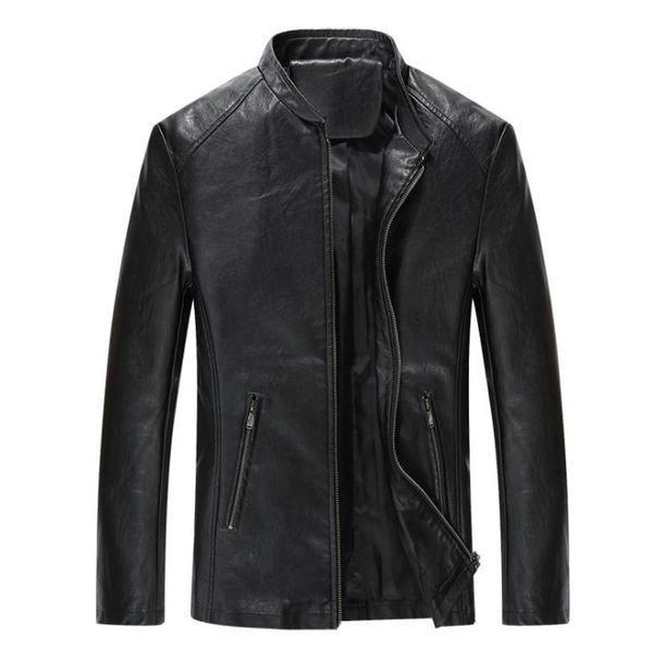 men's fur & faux brand spring and autumn collar leather jacket casual pu trend large size motorcycle biker male, Black
men's fur & faux brand spring and autumn collar leather jacket casual pu trend large size motorcycle biker male, Black