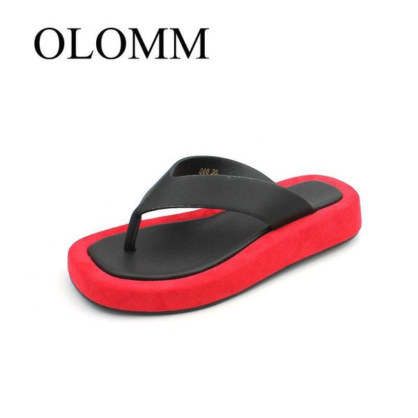 slippers olomm 2021 women's summer sandals and women thick bottom flip flops wear flat beach shoes-318, Black
slippers olomm 2021 women's summer sandals and women thick bottom flip flops wear flat beach shoes-318, Black