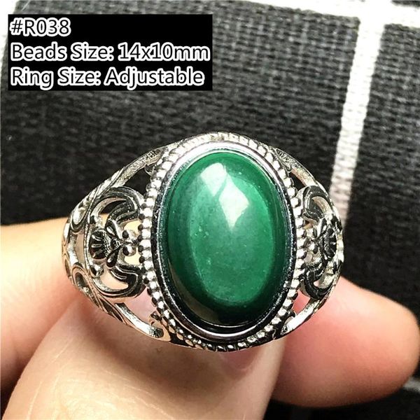 cluster rings natural green malachite chrysocolla ring for women man love gift crystal oval beads silver adjustable size jewelry, Golden;silver
cluster rings natural green malachite chrysocolla ring for women man love gift crystal oval beads silver adjustable size jewelry, Golden;silver