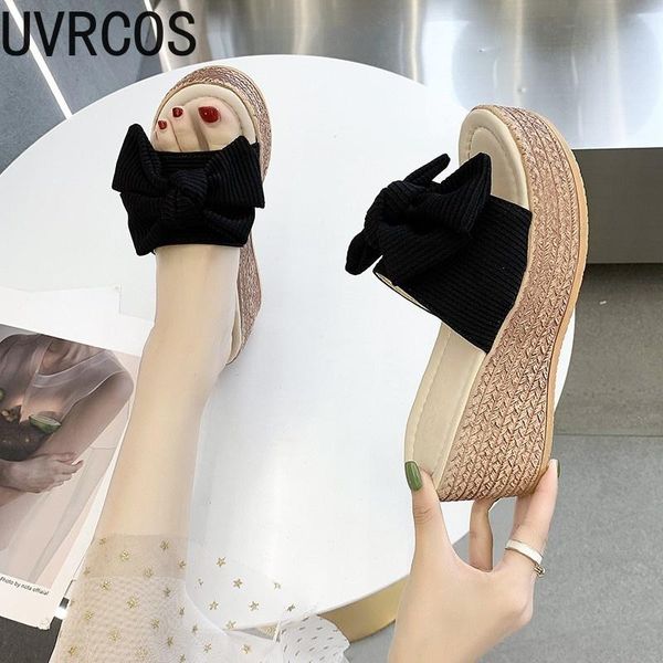 dress shoes summer wedges slippers platform high heel women slipper ladies basic wedge flip flop sandals bow wear-resistant, Black
dress shoes summer wedges slippers platform high heel women slipper ladies basic wedge flip flop sandals bow wear-resistant, Black