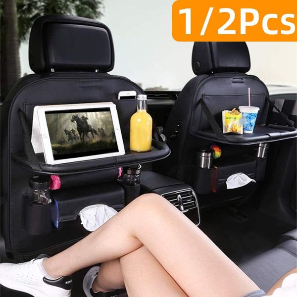 car organizer seat back leather pad bag storage foldable table tray travel tidying pocket auto accessories
car organizer seat back leather pad bag storage foldable table tray travel tidying pocket auto accessories