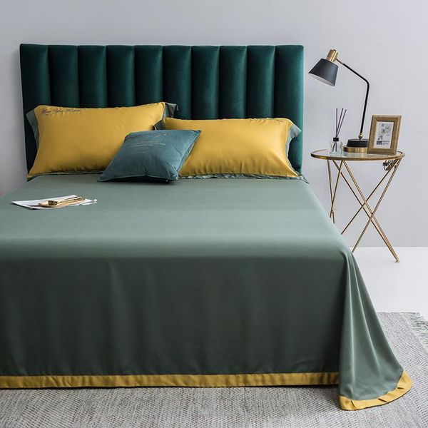 sheets & sets 600tc tencel silk solid color bed sheet soft mattress cover flat covers for home textile #/
sheets & sets 600tc tencel silk solid color bed sheet soft mattress cover flat covers for home textile #/