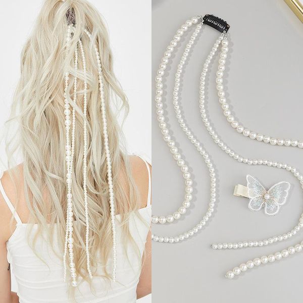 hair clips & barrettes pearl clip combs hairpins wedding accessories for women bridal girls full pearls tassel design fine party hairwear, Golden;silver
hair clips & barrettes pearl clip combs hairpins wedding accessories for women bridal girls full pearls tassel design fine party hairwear, Golden;silver