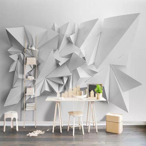 wallpapers drop custom wallpaper for walls 3d white triangle geometric pattern art wall painting tv background paper mural
wallpapers drop custom wallpaper for walls 3d white triangle geometric pattern art wall painting tv background paper mural