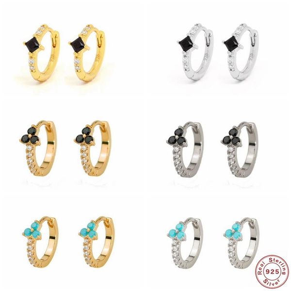 hoop & huggie vintage turquoise earrings 925 sterling silver black cz earring for women birthday gift pendiente brincos jewelry, Golden;silver
hoop & huggie vintage turquoise earrings 925 sterling silver black cz earring for women birthday gift pendiente brincos jewelry, Golden;silver