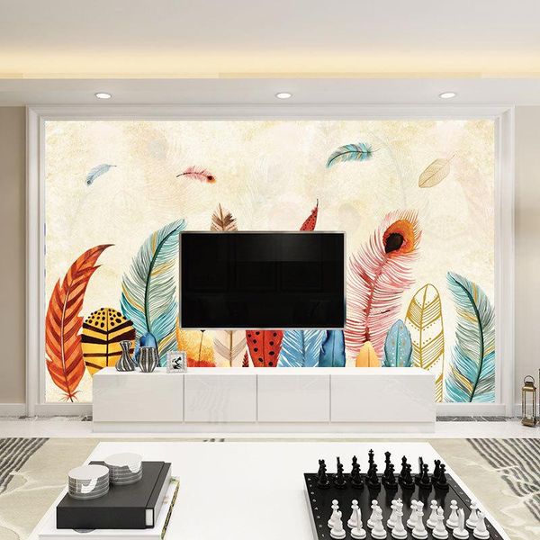 wallpapers european minimalist color hand-painted large mural feather texture art living room tv background wallpaper
wallpapers european minimalist color hand-painted large mural feather texture art living room tv background wallpaper