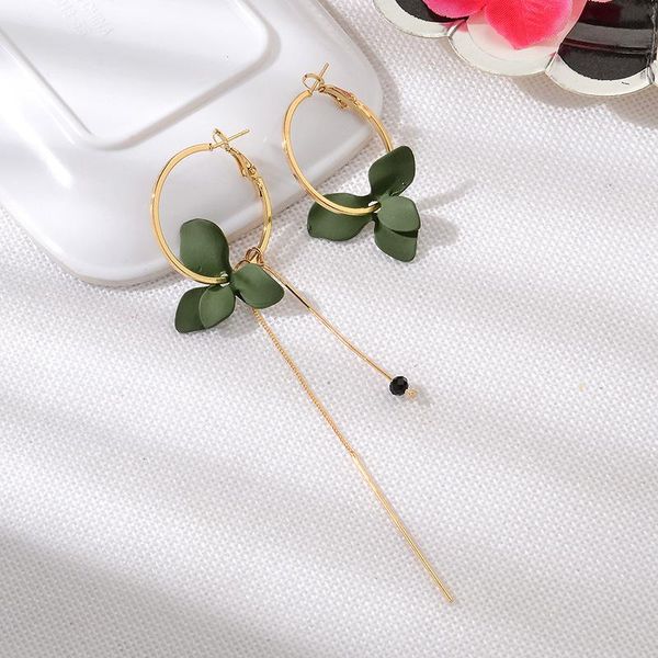 korean fashion petals flower asymmetric drop earrings long geometric circle tassel dangle earring women jewelry & chandelier, Silver
korean fashion petals flower asymmetric drop earrings long geometric circle tassel dangle earring women jewelry & chandelier, Silver