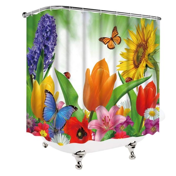 colorful flower shower curtain purple hyacinth yellow sunflower red tulip pink lily daisy butterfly spring floral plant garden
colorful flower shower curtain purple hyacinth yellow sunflower red tulip pink lily daisy butterfly spring floral plant garden
