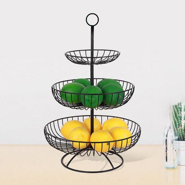 storage baskets european style 3 tier retro simple removable round metal household fruit plate tray stand basket
storage baskets european style 3 tier retro simple removable round metal household fruit plate tray stand basket