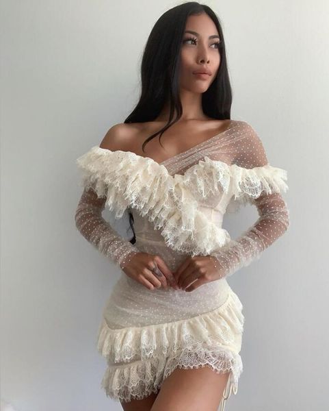 dresses high street women autumn 2021 long sleeve white lace designer bodycon evening party vestido, Black;gray
dresses high street women autumn 2021 long sleeve white lace designer bodycon evening party vestido, Black;gray