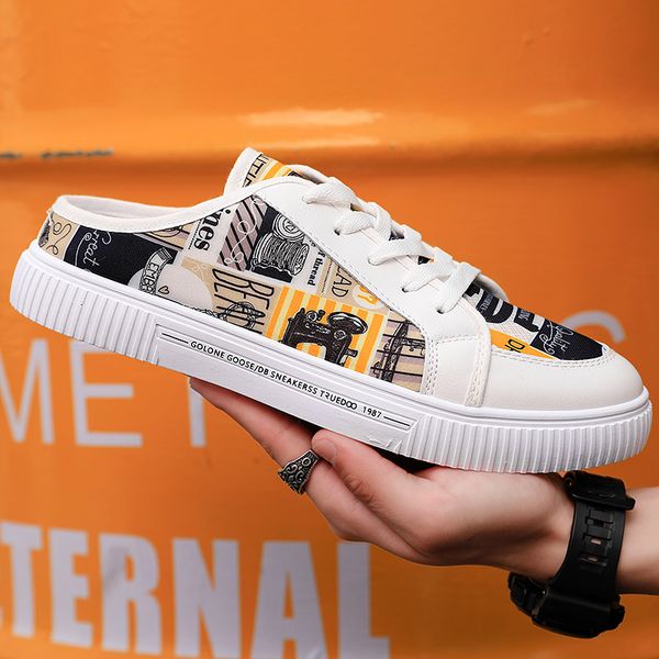 2021 mens new fashion yellow flat shoes mens summer printed casual sneakers mens korean slip-on loafers shoes zapatillas hombre, Black
2021 mens new fashion yellow flat shoes mens summer printed casual sneakers mens korean slip-on loafers shoes zapatillas hombre, Black