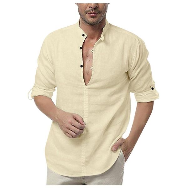 men's t-shirts 2021 simple v neck long sleeve men t shirt cotton blend t-shirt loose leisure summer camisetas hombre m-3xl, White;black
men's t-shirts 2021 simple v neck long sleeve men t shirt cotton blend t-shirt loose leisure summer camisetas hombre m-3xl, White;black