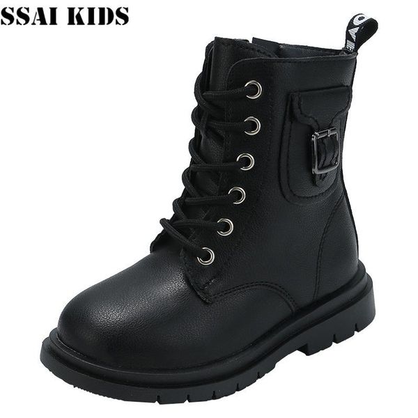 children' boots 2021 fashion girls big boys british style winter shoes, Black;grey
children' boots 2021 fashion girls big boys british style winter shoes, Black;grey