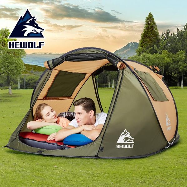 hewolf camping tent ultralight fully automatic 2-3 people one second open waterproof windproof 260*150*105cm tents and shelters
hewolf camping tent ultralight fully automatic 2-3 people one second open waterproof windproof 260*150*105cm tents and shelters