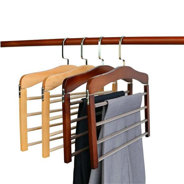 hangers & racks wood clothes rack multifunctional trousers hanger 4-layer storage durable for
hangers & racks wood clothes rack multifunctional trousers hanger 4-layer storage durable for