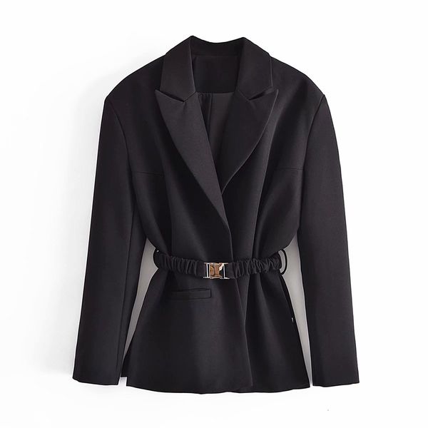 women's suits & blazers female za blazer with irregular belt, fashion , split pitchfork, vintage jacket long sleeves, fashionable women, White;black
women's suits & blazers female za blazer with irregular belt, fashion , split pitchfork, vintage jacket long sleeves, fashionable women, White;black