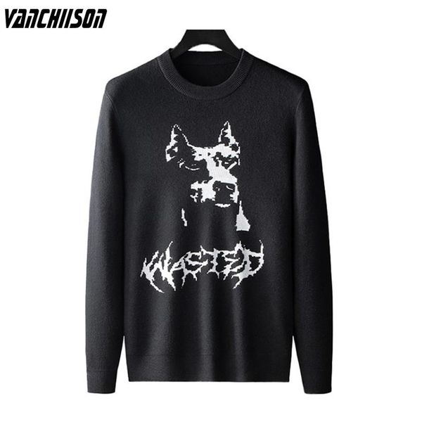 men's sweaters men dog sweater wool knit jumpers pullover casual fashion o neck for autumn tukdw35, White;black
men's sweaters men dog sweater wool knit jumpers pullover casual fashion o neck for autumn tukdw35, White;black