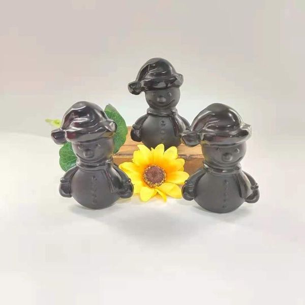 natural hand carving black obsidian snowman crystal for decoration jt decorative objects & figurines
natural hand carving black obsidian snowman crystal for decoration jt decorative objects & figurines