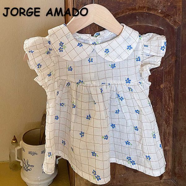 summer kids girl shirts black blue floral short puff sleeves peter pan collar blouses children cute style clothes e7208 210610, White;black
summer kids girl shirts black blue floral short puff sleeves peter pan collar blouses children cute style clothes e7208 210610, White;black