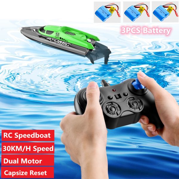 30km/h high speed rc speedboat toy with water sensor waterproof capsize reset boat with 3pcs battery water play toy gift
30km/h high speed rc speedboat toy with water sensor waterproof capsize reset boat with 3pcs battery water play toy gift
