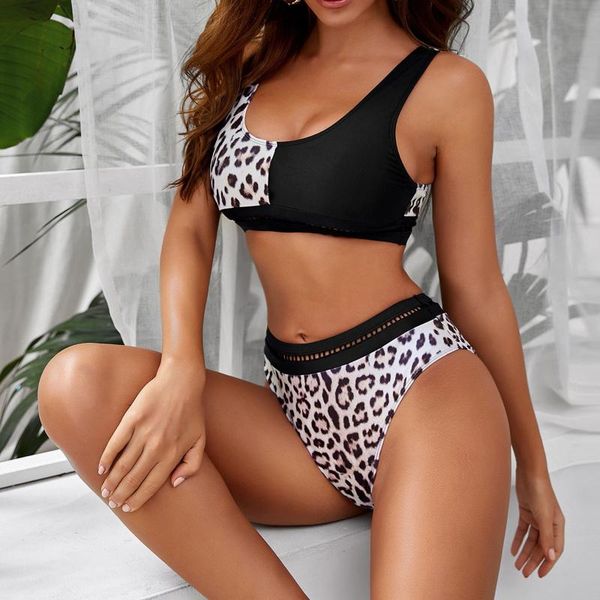 women's swimwear bikini set leopard women 2021 patchwork swimsuits push up biquini printed bikinis buckle front beach wear monokini, White;black
women's swimwear bikini set leopard women 2021 patchwork swimsuits push up biquini printed bikinis buckle front beach wear monokini, White;black