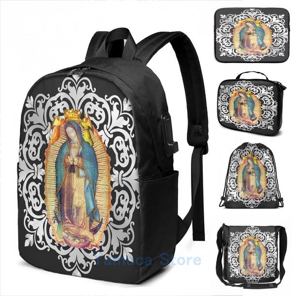 backpack funny graphic print our lady of guadalupe mexico mexican virgen usb charge men school bags women bag travel laptop
backpack funny graphic print our lady of guadalupe mexico mexican virgen usb charge men school bags women bag travel laptop