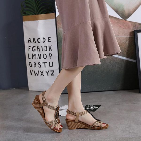 sandals women pu slip on casual shoes woman retro elastic band sandale femme fashion wedges footwear gladiator, Black
sandals women pu slip on casual shoes woman retro elastic band sandale femme fashion wedges footwear gladiator, Black