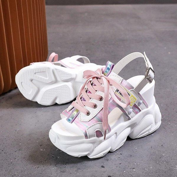 sandals 2021 wedges platform women open toe high heel ladies shoes fashion sport sandalias mujer summer chunky woman, Black
sandals 2021 wedges platform women open toe high heel ladies shoes fashion sport sandalias mujer summer chunky woman, Black