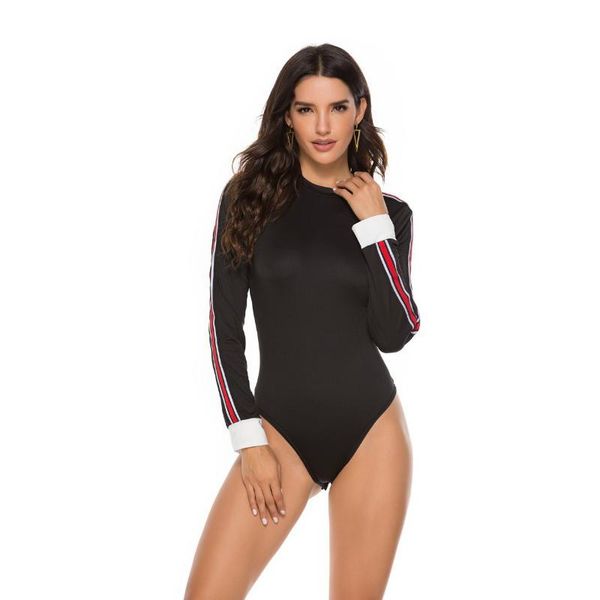 women's jumpsuits & rompers neatie kiddie fashion stripe long sleeve bodysuit black skinny slim jumpsuit female elegant clothes, Black;white
women's jumpsuits & rompers neatie kiddie fashion stripe long sleeve bodysuit black skinny slim jumpsuit female elegant clothes, Black;white
