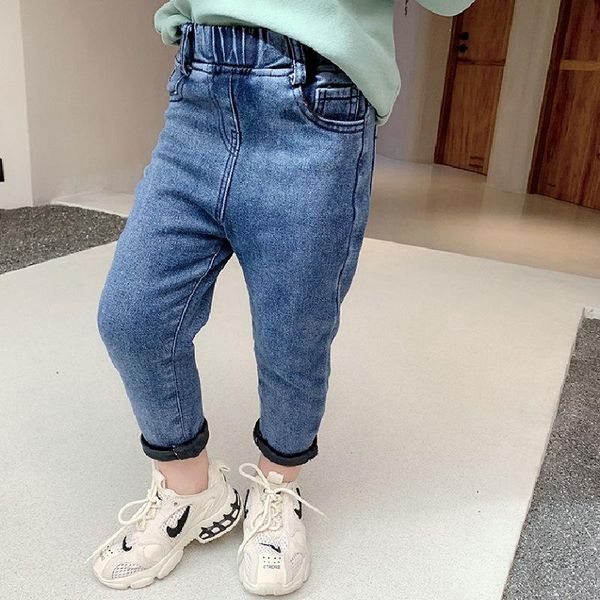 boys girls skinny jeans kids trousers winter velvet thick denim blue black jean baby fashion all match bottoms for 2-6 years
boys girls skinny jeans kids trousers winter velvet thick denim blue black jean baby fashion all match bottoms for 2-6 years