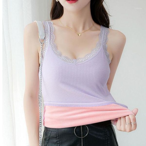 camisoles & tanks women 2021 autumn winter fashion lace v-neck vest female solid color sleeveless ladies slim warm camisole e157, Black;white
camisoles & tanks women 2021 autumn winter fashion lace v-neck vest female solid color sleeveless ladies slim warm camisole e157, Black;white