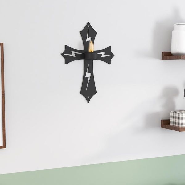 candle holders europe cross holder black metal hollow home wall mounted candlesticks wedding party church decoration
candle holders europe cross holder black metal hollow home wall mounted candlesticks wedding party church decoration