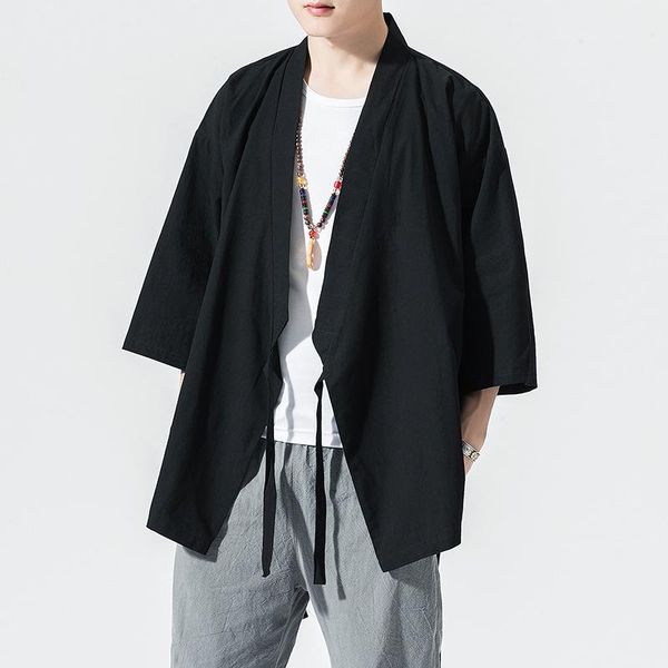 ethnic clothing autumn men cardigan kimono shirt samurai japanese costume loose obi male chinese style streetwear asian clothes cotton linen, Red
ethnic clothing autumn men cardigan kimono shirt samurai japanese costume loose obi male chinese style streetwear asian clothes cotton linen, Red