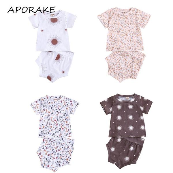 clothing sets 2021 0-24m casual baby girl boy clothes set summer sun/floral print short sleeve t-shirt+shorts cotton outfits 2pcs, White
clothing sets 2021 0-24m casual baby girl boy clothes set summer sun/floral print short sleeve t-shirt+shorts cotton outfits 2pcs, White