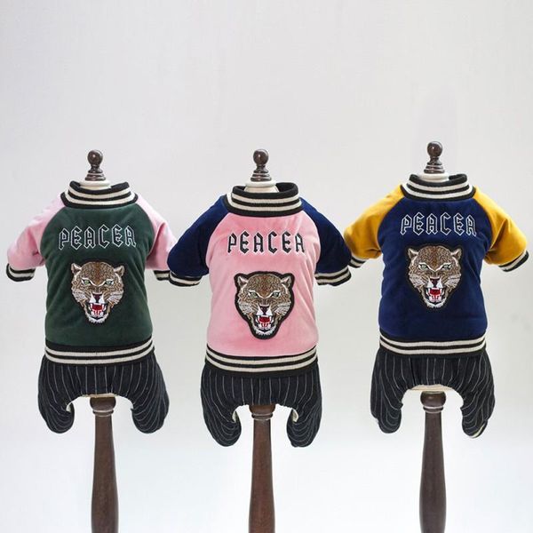 dog apparel pet autumn winter cotton jumpsuits chihuahua letter printed peace for dogs puppy warm four legs clothes set
dog apparel pet autumn winter cotton jumpsuits chihuahua letter printed peace for dogs puppy warm four legs clothes set
