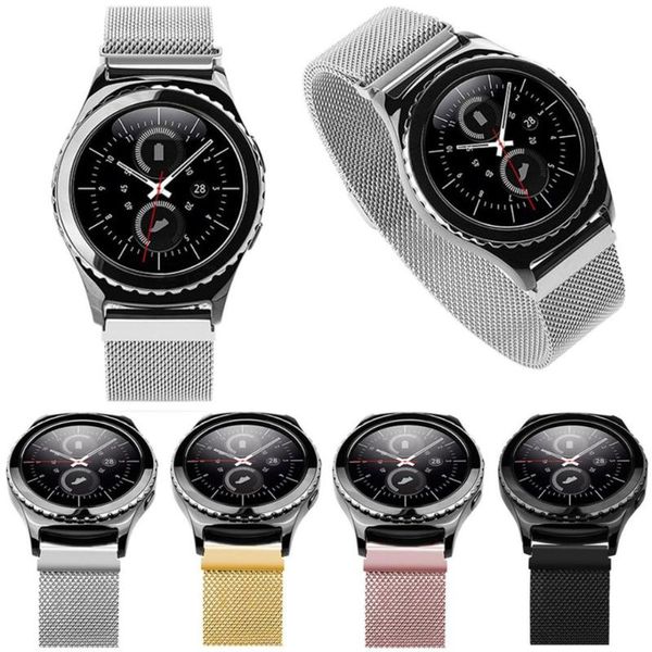 watch bands milanese loop sport band for samsung gear s2 sm-r732 stainless steel magnetic replacement strap with connector, Black;brown
watch bands milanese loop sport band for samsung gear s2 sm-r732 stainless steel magnetic replacement strap with connector, Black;brown