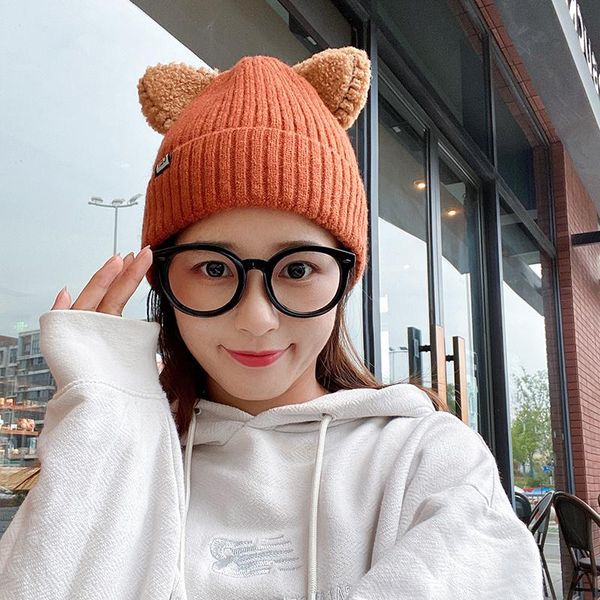 beanie/skull caps cute hat with ears warm female cap knitted winter cat skullies 2021 woman outdoor beanies panama lady, Blue;gray
beanie/skull caps cute hat with ears warm female cap knitted winter cat skullies 2021 woman outdoor beanies panama lady, Blue;gray