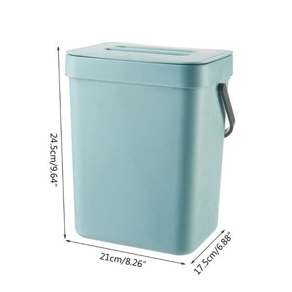 waste bins 2021 household cabinet door 5l wall-mounted small trash can plastic with lid mountable basket bucket hanging bin
waste bins 2021 household cabinet door 5l wall-mounted small trash can plastic with lid mountable basket bucket hanging bin