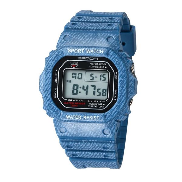 wristwatches led digital watch couple sport waterproof electronic female military camouflage brand student, Slivery;brown
wristwatches led digital watch couple sport waterproof electronic female military camouflage brand student, Slivery;brown
