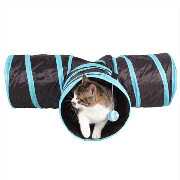 3-hole folding pet cat tunnel indoor and outdoor training toy animal game t-channel toys
3-hole folding pet cat tunnel indoor and outdoor training toy animal game t-channel toys