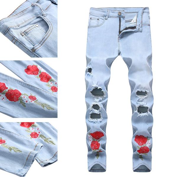 stretch casual long pants korean fashion slim men's jeans summer thin section, Blue
stretch casual long pants korean fashion slim men's jeans summer thin section, Blue