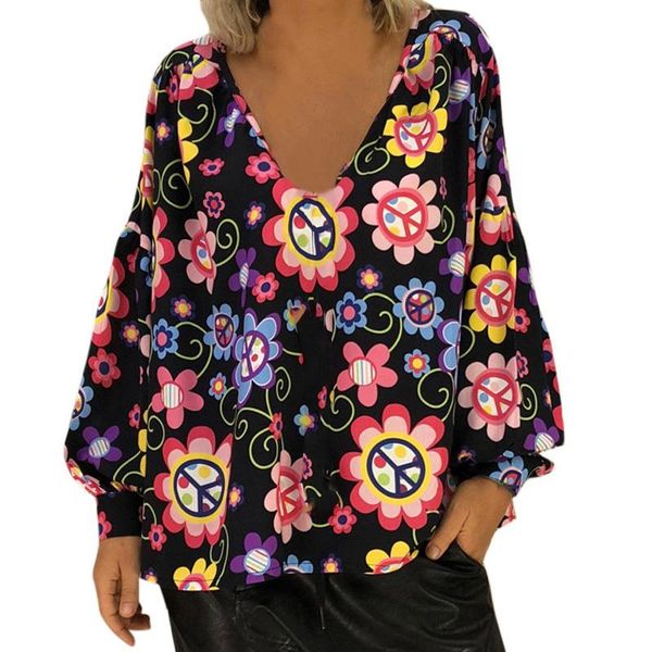 spring autumn fashion flower print women shirt loose casual v-neck elegant shirts for lady blouse plus size women's blouses &, White
spring autumn fashion flower print women shirt loose casual v-neck elegant shirts for lady blouse plus size women's blouses &, White