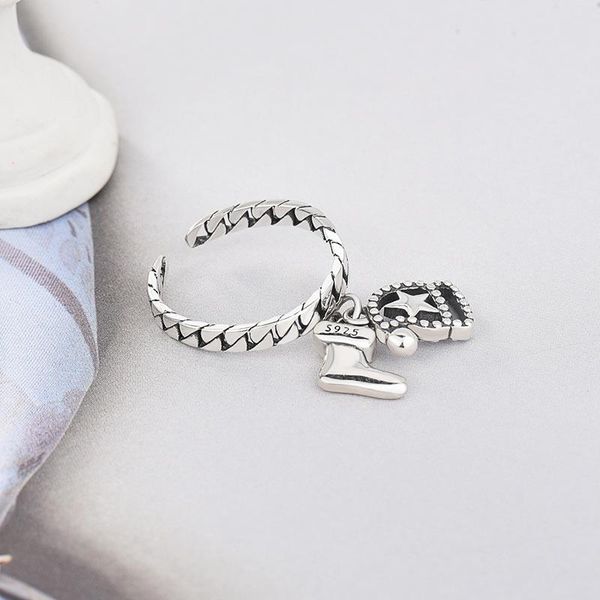 sterling silver open ring for women old vintage chain santa shoes jewelry young girl child gifts adjustable cluster rings, Golden;silver
sterling silver open ring for women old vintage chain santa shoes jewelry young girl child gifts adjustable cluster rings, Golden;silver