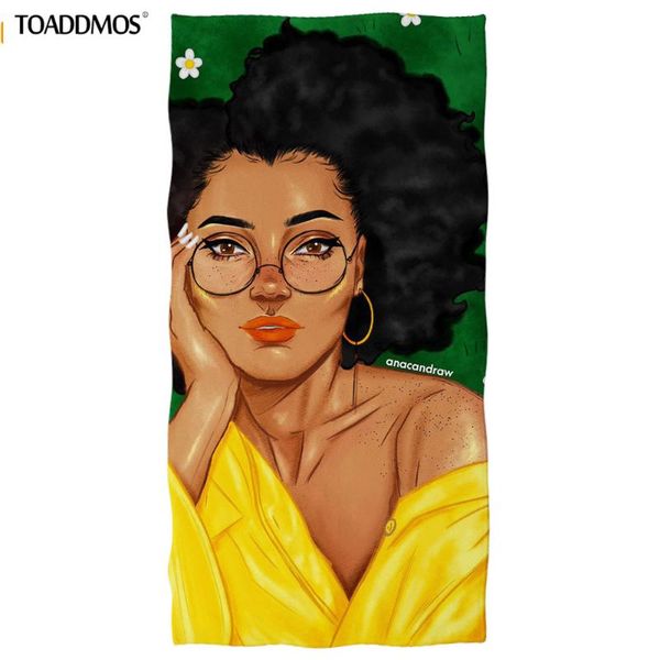 towel toaddmos cute african black girl design bath for kids adults soft beach home face hair quick dry toalla playa
towel toaddmos cute african black girl design bath for kids adults soft beach home face hair quick dry toalla playa
