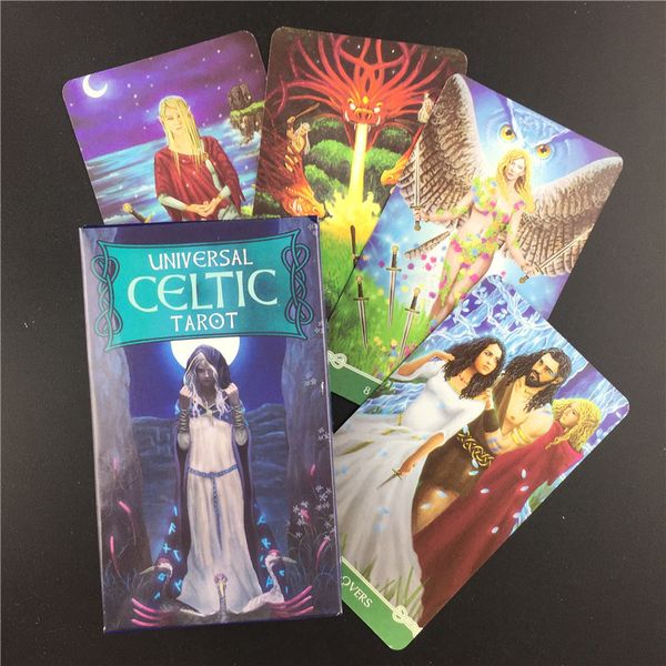 78pcs universal celtic tarot divination fate english version oracles card playing cards board games family deck game
78pcs universal celtic tarot divination fate english version oracles card playing cards board games family deck game