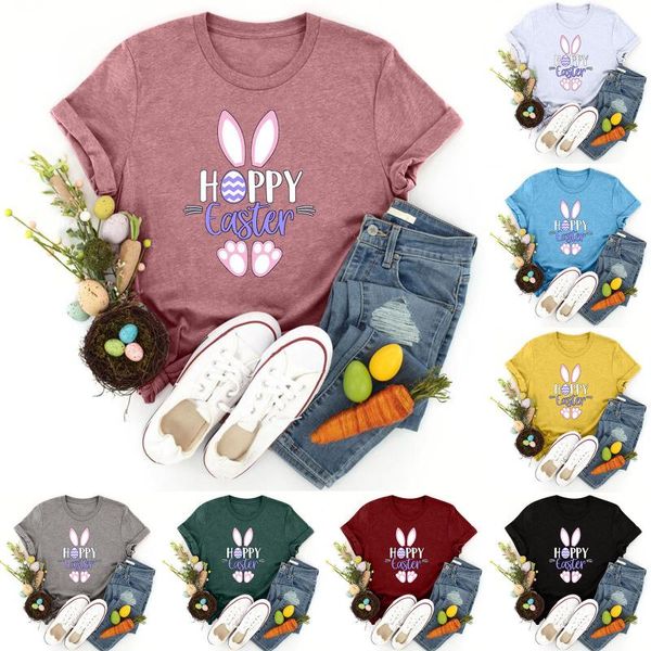 women's t-shirt print women tshirt casual short sleeve round neck tee loose ladies happy easter harajuku, White
women's t-shirt print women tshirt casual short sleeve round neck tee loose ladies happy easter harajuku, White